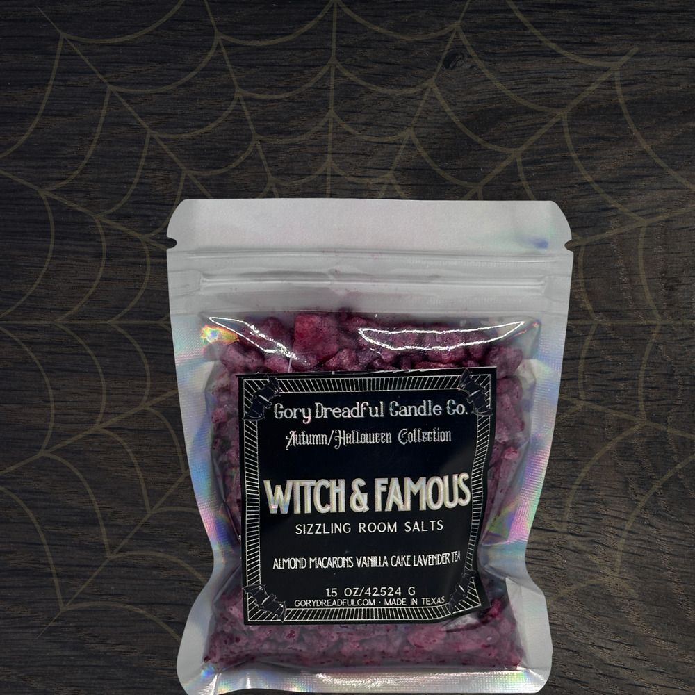 Witch & Famous Room Salt Crystal Potpourri: Almond Macarons Vanilla Lav Tea Mini